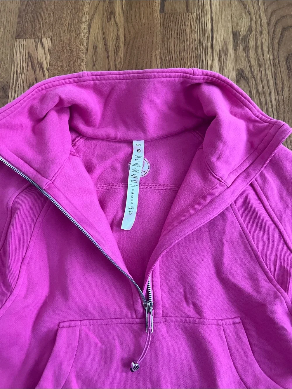 Lululemon 1/2 Zip Cropped Scuba Sweatshirt - Picture 13 of 14